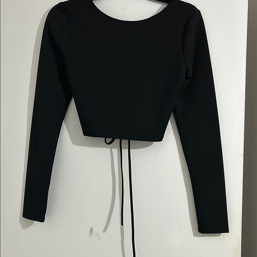 Black Long Sleeve Women's Top